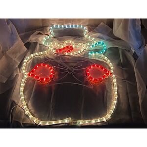 Star Glow Tubelight‎ Decor Snowman 29" Vtg Rare 2002 Pan Asian Creations Y2K